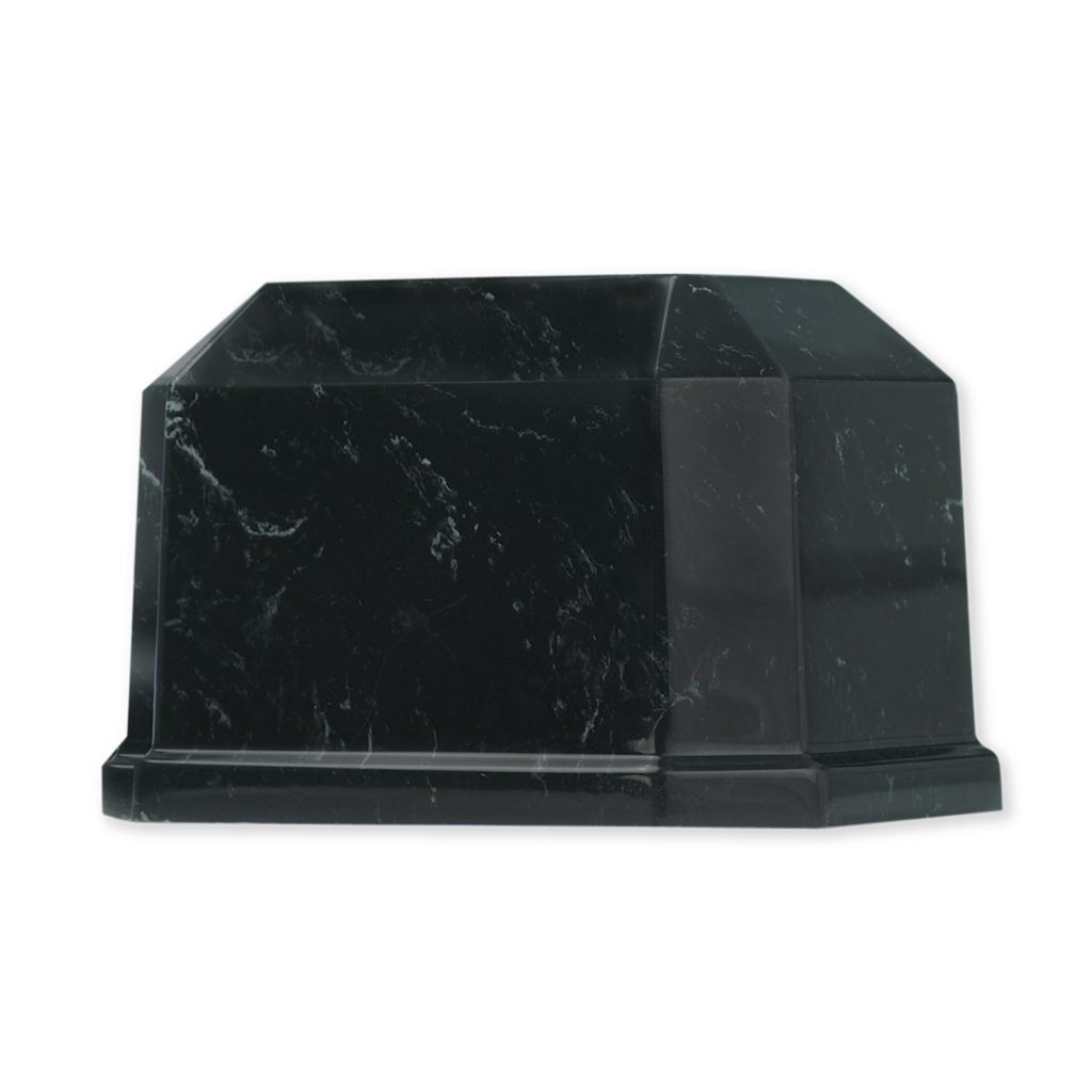 Black Marble Urn